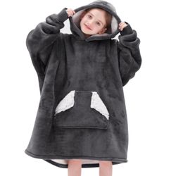 Touchat Kids Wearable Blanket Hoodie