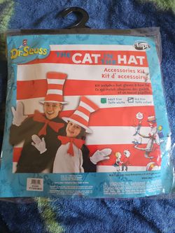 The Cat in the Hat adult costume accessories