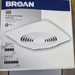 BROAN 505 8" Vertical Dicharge Utility Fan