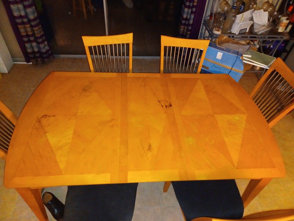 Table With 6 Chairs