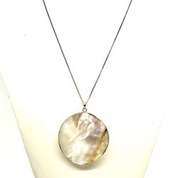 Sterling Pearl Necklace 