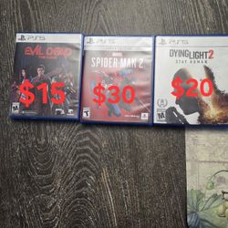 Ps5 and Ps4 games 