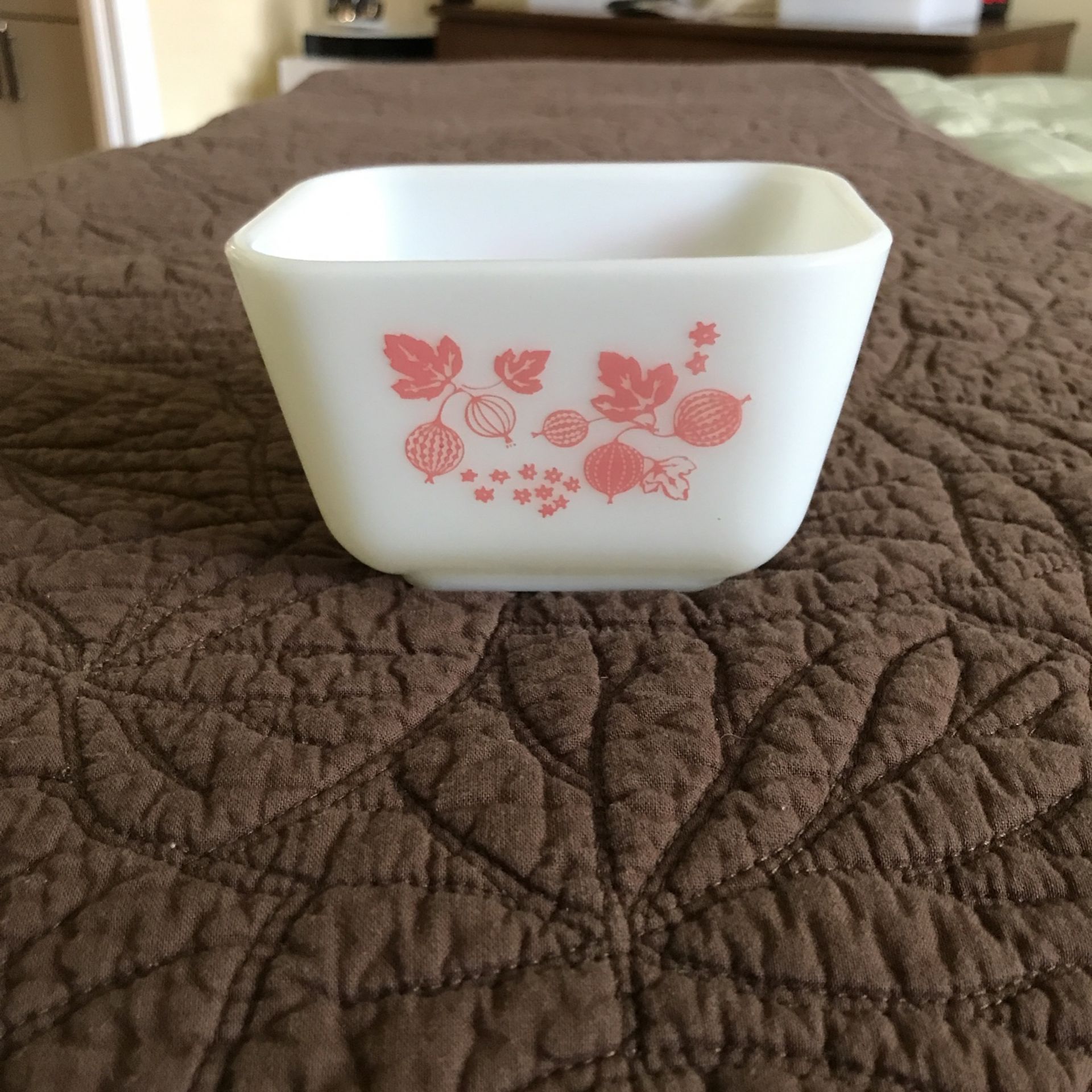 Pyrex Gooseberry Refrigerator Dish RARE