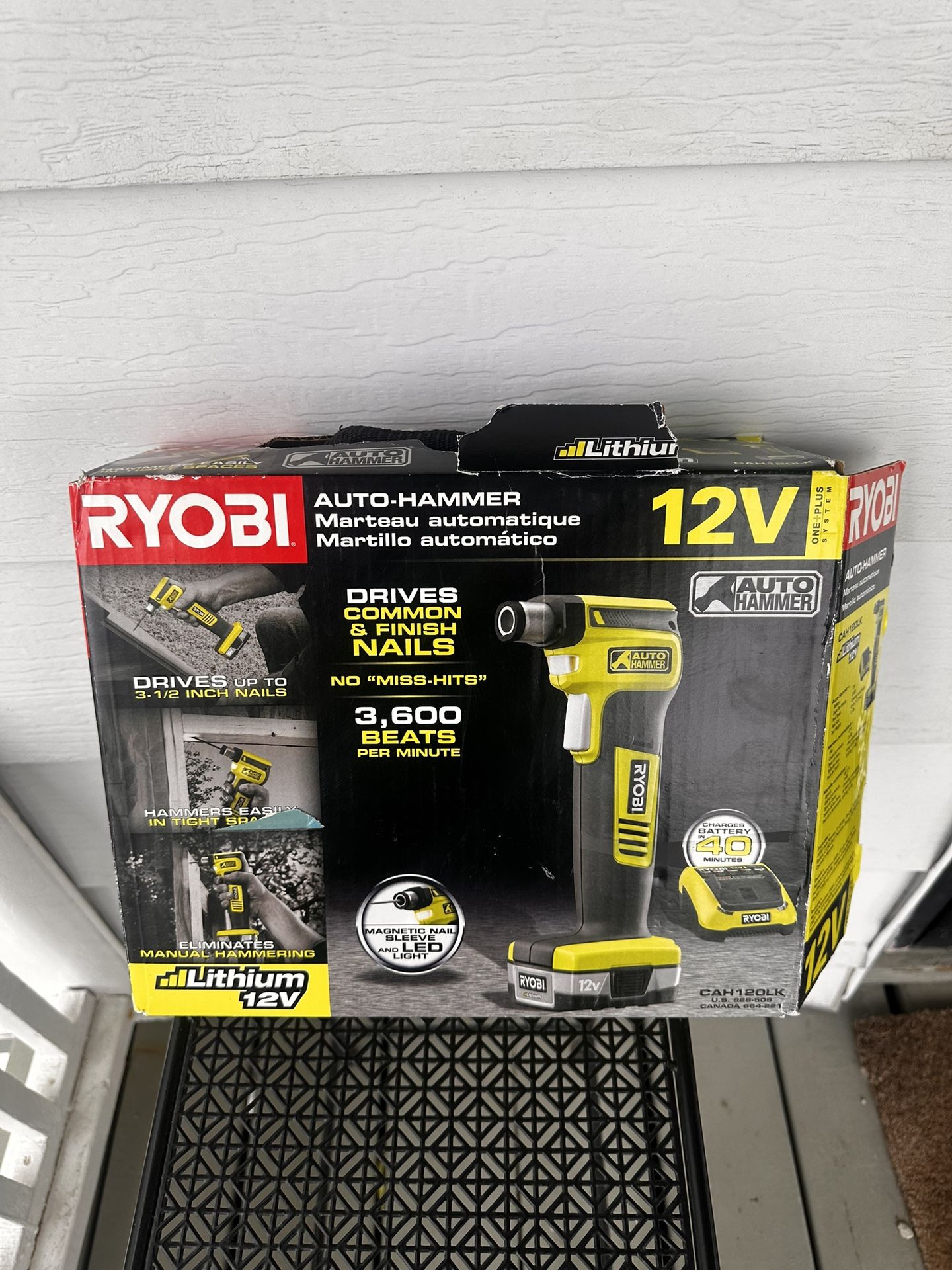 Ryobi Auto Hammer Missing 12 V Battery