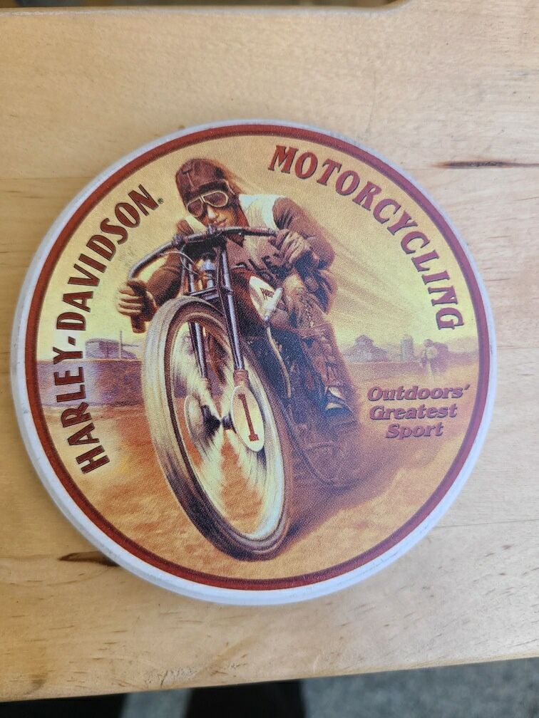 Vintage Harley Davidson Coaster 