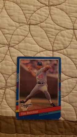 1991 Donruss Tim Belcher Dodgers Baseball Card