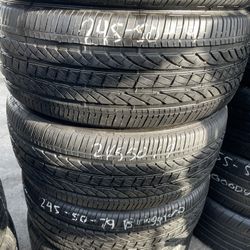 245/50/19 Bridgestone #4 Used Tires Installed And Balanced