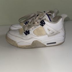 6.5Y Air Jordan 4 Retro Metallic Purple 