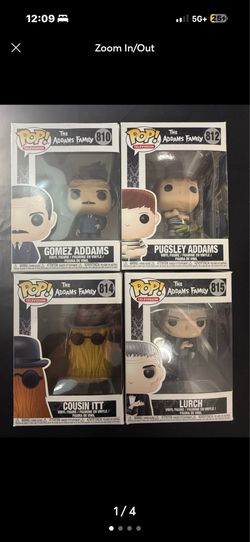 Funko Pop! Lot Addams Family Gomez Pugsley Cousin Itt Lurch