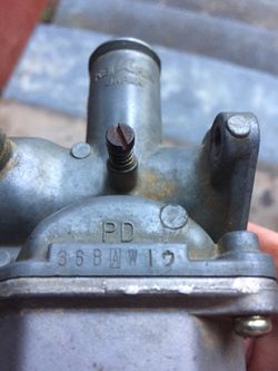Honda XR100R Keihin Factory carb