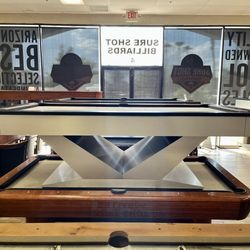 Flying V Custom 8 Foot Pool Table