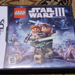 Lego Star Wars 3 Nintendo DS Video Game Vader  Luck 