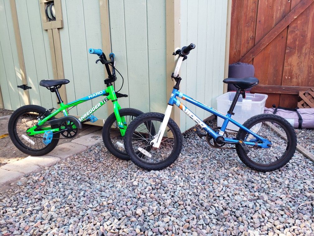Kid's bikes with 16" wheels