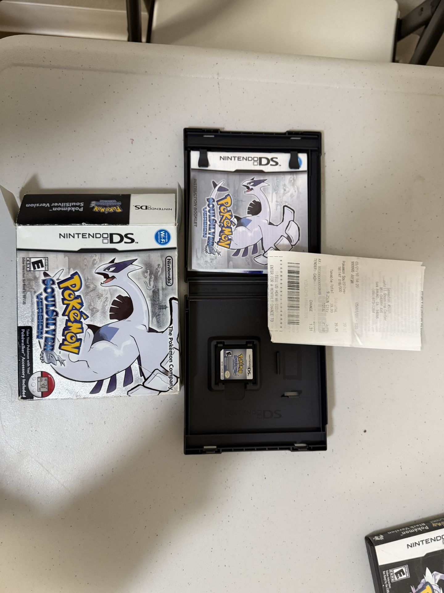 Original Pokémon Soul Silver Without Pokewalker