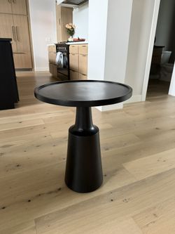 Black Wooden Side Tables (Set of 2)