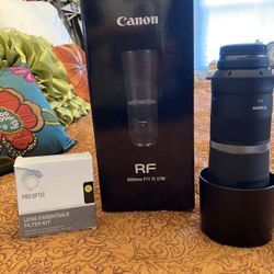 Canon RF 800mm F11. Like New With Box And Extras