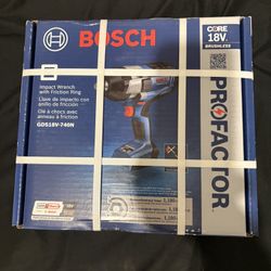 Bosch 4-Amp 18-volt Variable Speed Brushless 1/2-in square Drive Cordless Impact Wrench drill