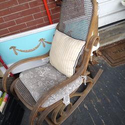 Vintage Wooden Rocking Chair