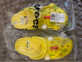 SpongeBob Crocs size 12M