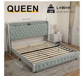 Queen size bed frame new in box 1291 sw biltmore st Port Saint Lucie fl