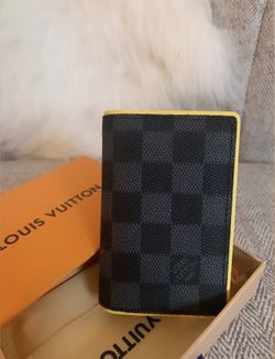 Black & Yellow wallet by LV