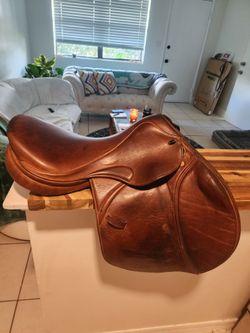 17.5 Santa Cruz English Jumping Saddle