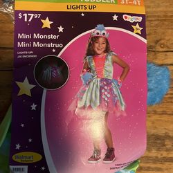 Monster Costume Size 3T-4T