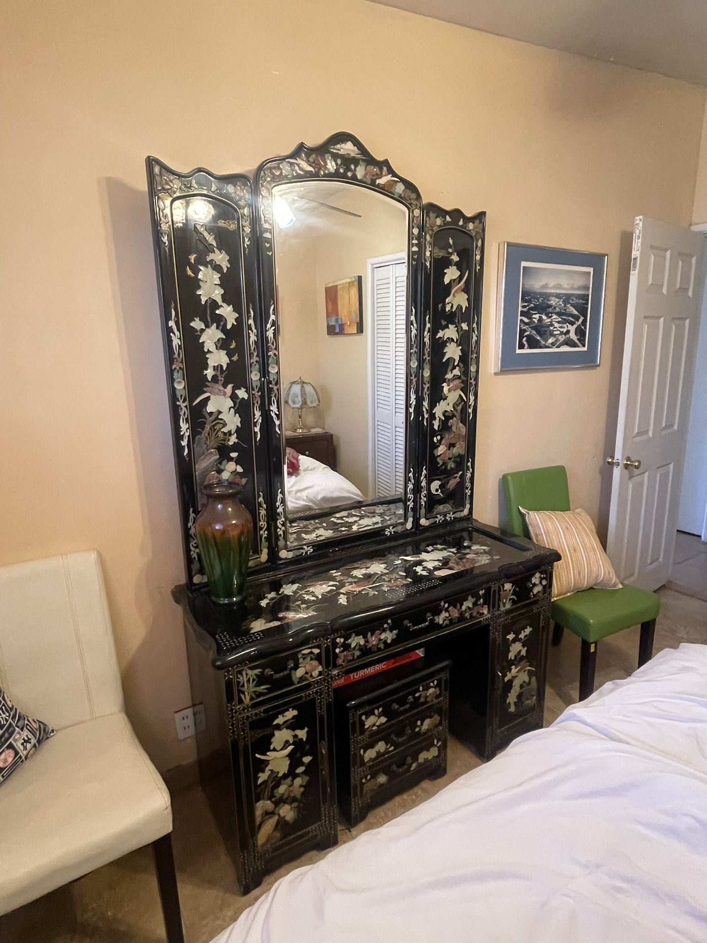 Vintage Chinese Vanity