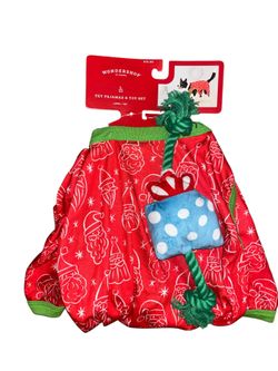 Wondershop Dog Pajamas And Toy Set