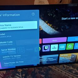 TV LG OLED C3 65" SMART 4K 2023
