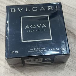 BVLGARI AQVA POUR HOMME EDT 3.4 OZ / 100 ML FOR MEN NEW SEALED
