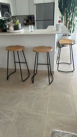 Bar stools 30 inch set of 3