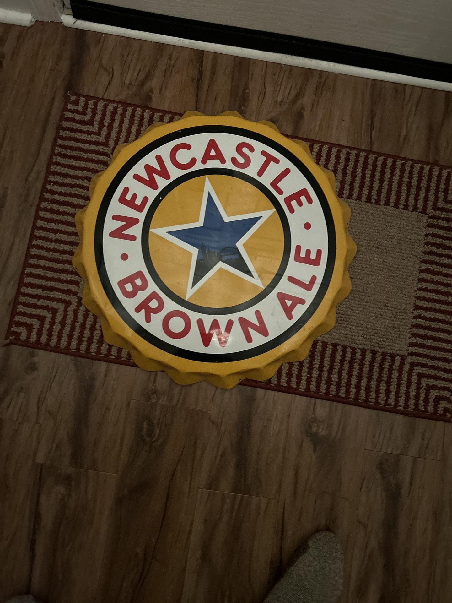 New Castle Beer Sign