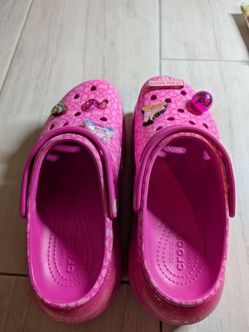 Crocs X Barbie Movie Mega Crush Platform Clog Men's 12 Women's Size 10