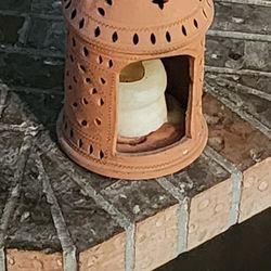 Terra Cotta Candle Holder