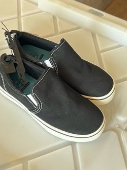 Canvas Slip-On Sneakers Kids Black size 2