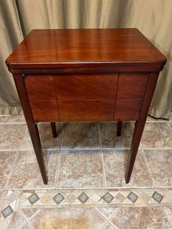 Mahogany Rotary Sewing Machine table