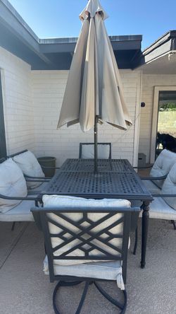 Outdoor Patio Set, Seating for 6