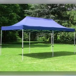 10 x 20 Pop Up Canopy Tent Portable  Instant Canopies Outdoor Market Shelter 10x20 Canopy Blue