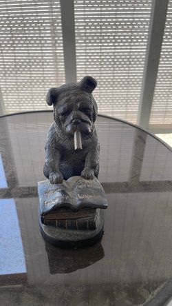 Mini Bull dog sculpture