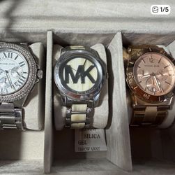Set Of 3 MK Watches