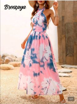 Long flowy Dress Sz Med