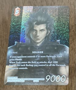 Final Fantasy TCG - Zack - 27-123S - Starter Set 2025 - Full Art Foil