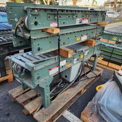 LARGE BATCH OF HYTROL POWERED ROLLER CONVEYOR SECTIONS