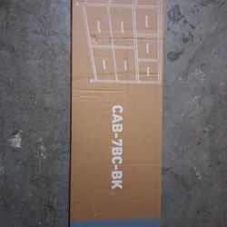 Black Seven Drawer Dresser 