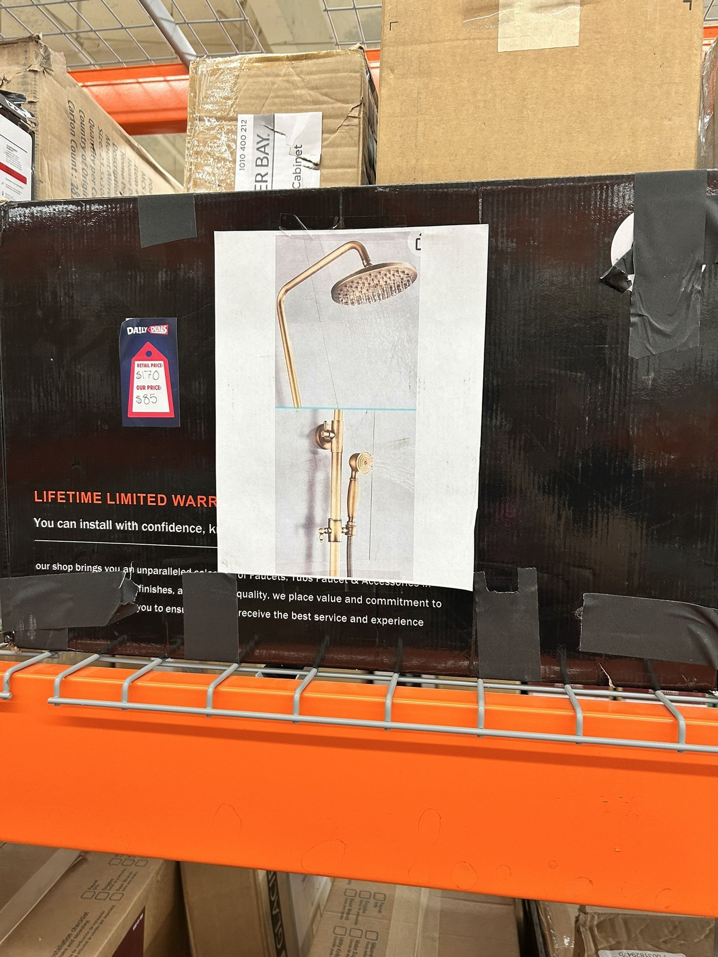 Gold Shower Head