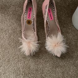 Pink Heels Size 8