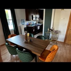 Dining Table Set With 6 Chairs