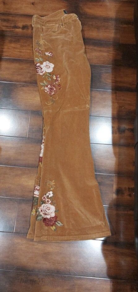 Bell Bottom Pants Corduroy Women Sz 31 W