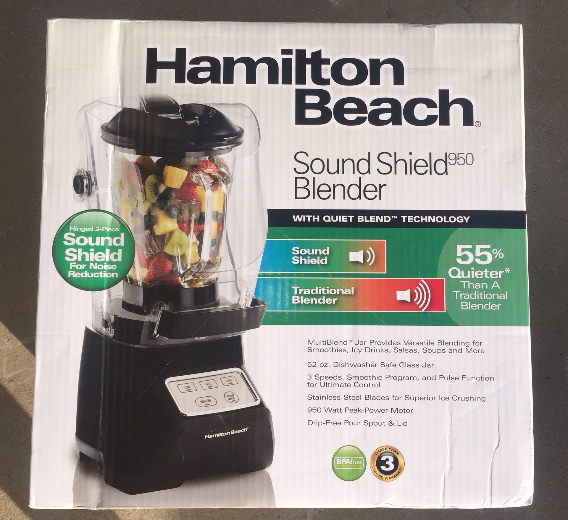 New Hamilton Beach Sound Sheila Blender